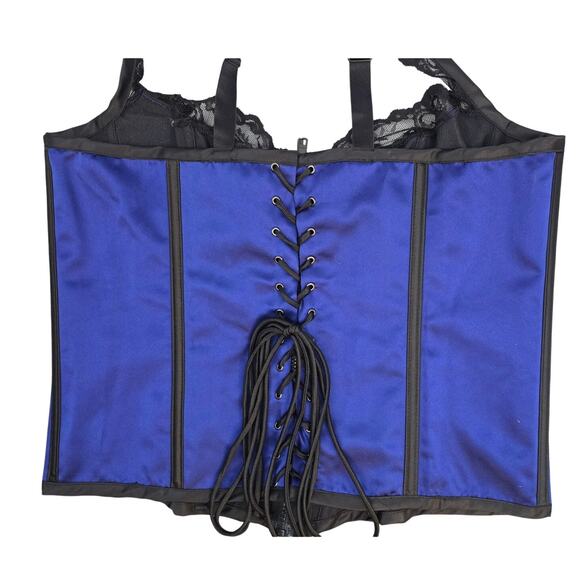 TORRID Cobalt‎ Blue Corset Top SZ 40 EUC - Picture 4 of 12